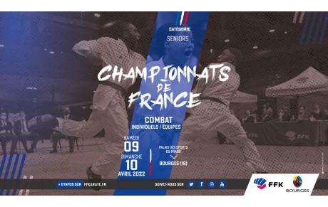 2 engagés du club aux « France » Seniors à Bourges